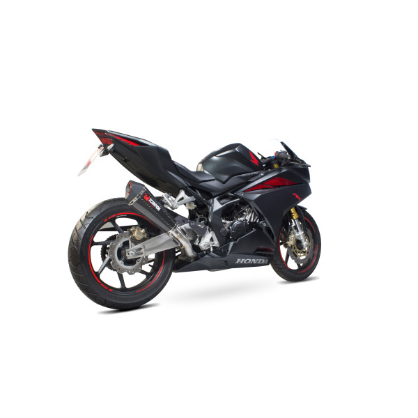 Scorpion Exhaust Honda CBR250 RR 2017 - 2019 Serket Taper Full System Carbon Fibre Sleeve